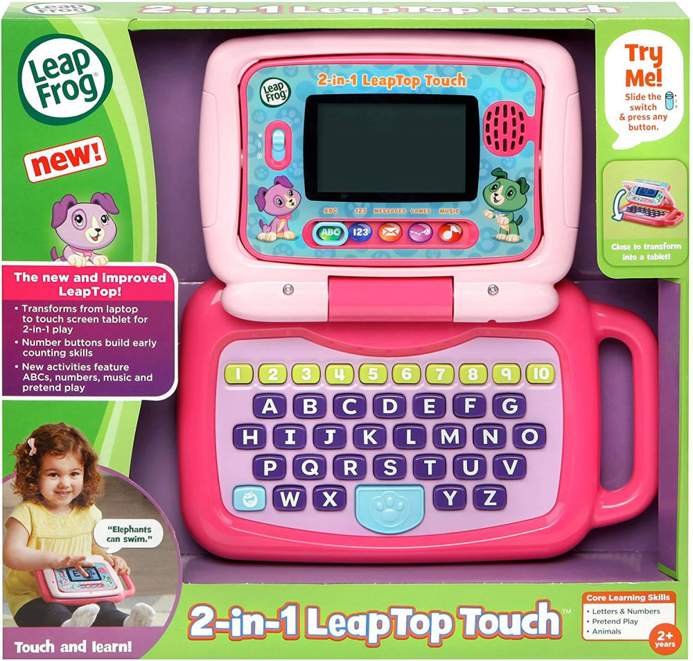 LEAPFROG 2 IN 1 LEAPTOP TOUCH PINK Subplace Subscriptions Make Life