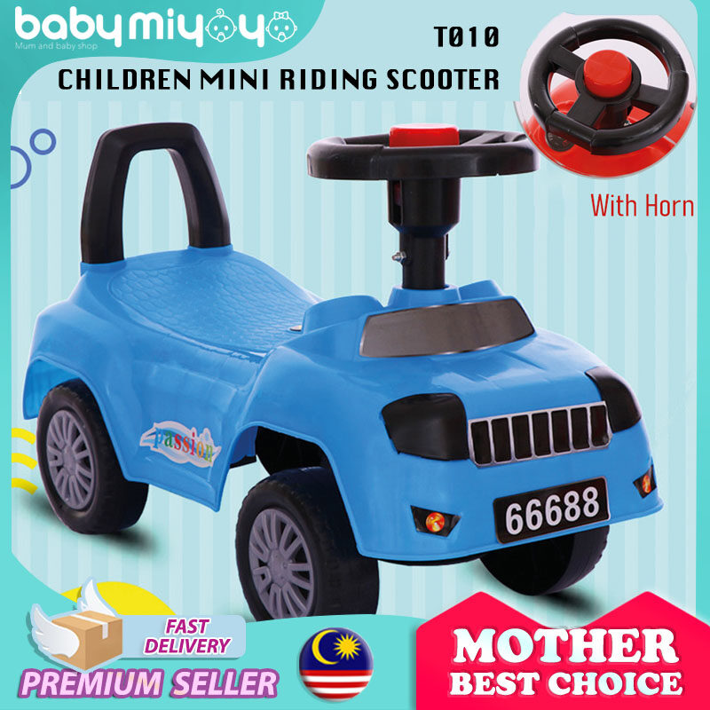 BABY MIYOYO T010 CHILDREN MINI RIDING SCOOTER PUSH RIDE ON CAR KIDS