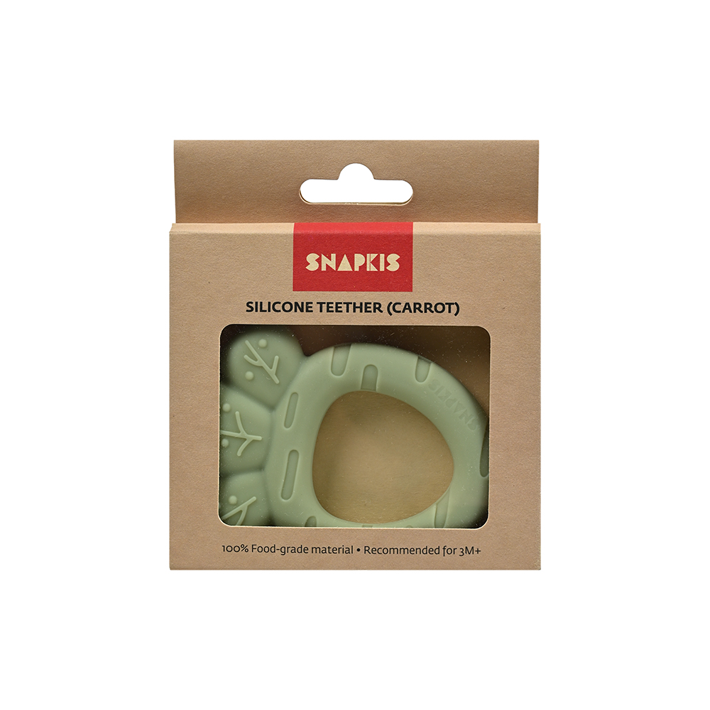 SNAPKIS SILICONE TEETHER CARROT Subplace Subscriptions Make Life