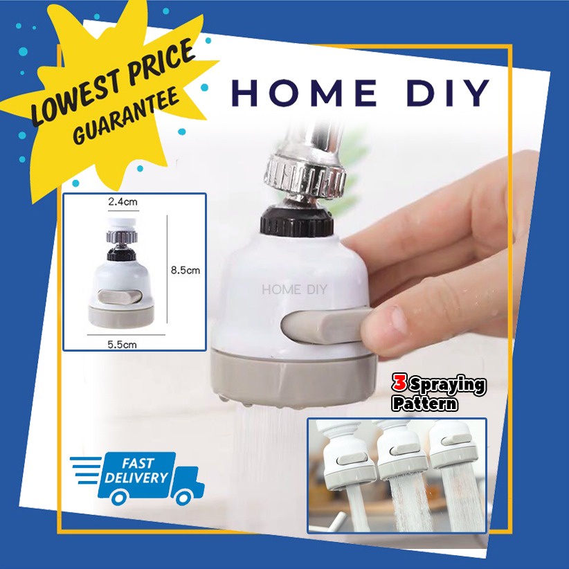 3 Modes Kitchen Shower Sprinkle Nozzle/ Spray Head Nozzle Kitchen Tap