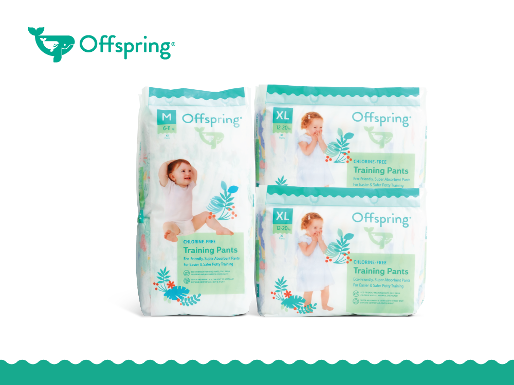 Offspring Fashion Diapers Pants Bundle M/L/XL/XXL ( 3 pack) Subplace